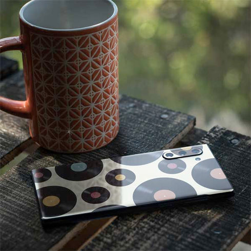 Colorful Records Galaxy Note 10 Skin